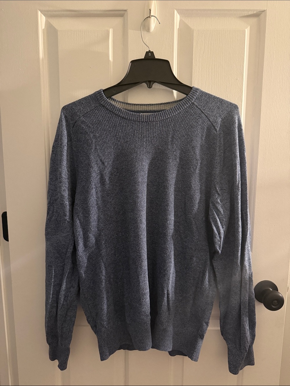 Izod Men's Crewneck Sweater in Light Blue